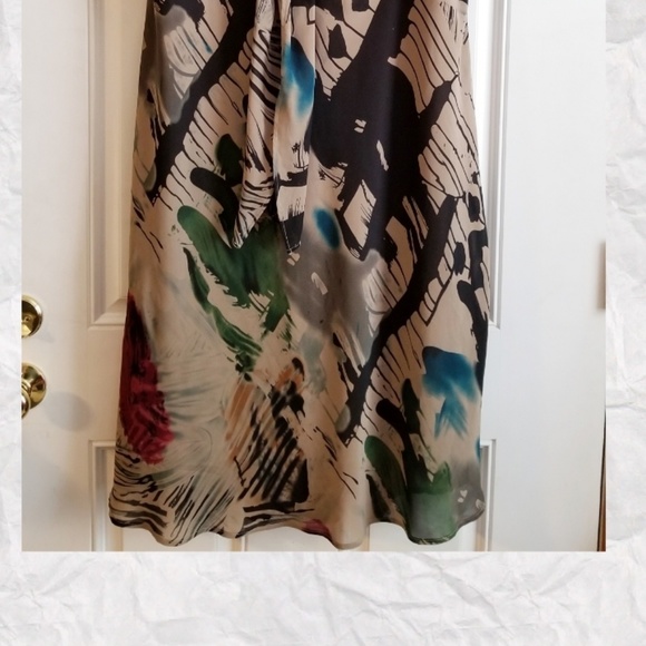 💎 Mlle Gabrielle short sleeves multicolored dress. Size 24 - Picture 2 of 5